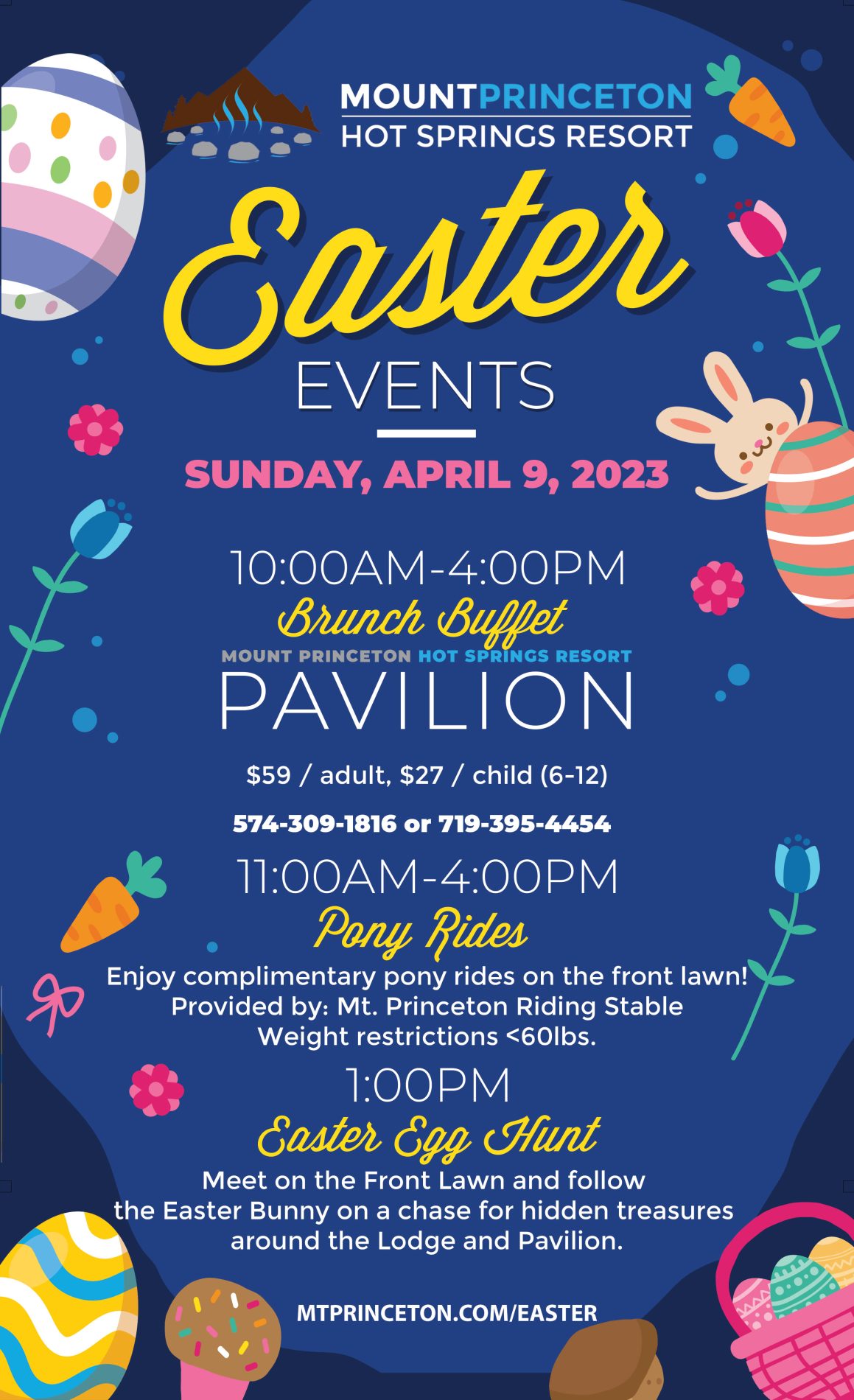 Easter Brunch in Buena Vista and Salida, Colorado | Mt Princeton Hot ...