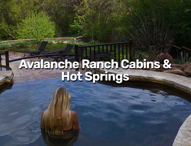  Avalanche Ranch Cabins & Hot Springs Spectacular Views Near Marble 