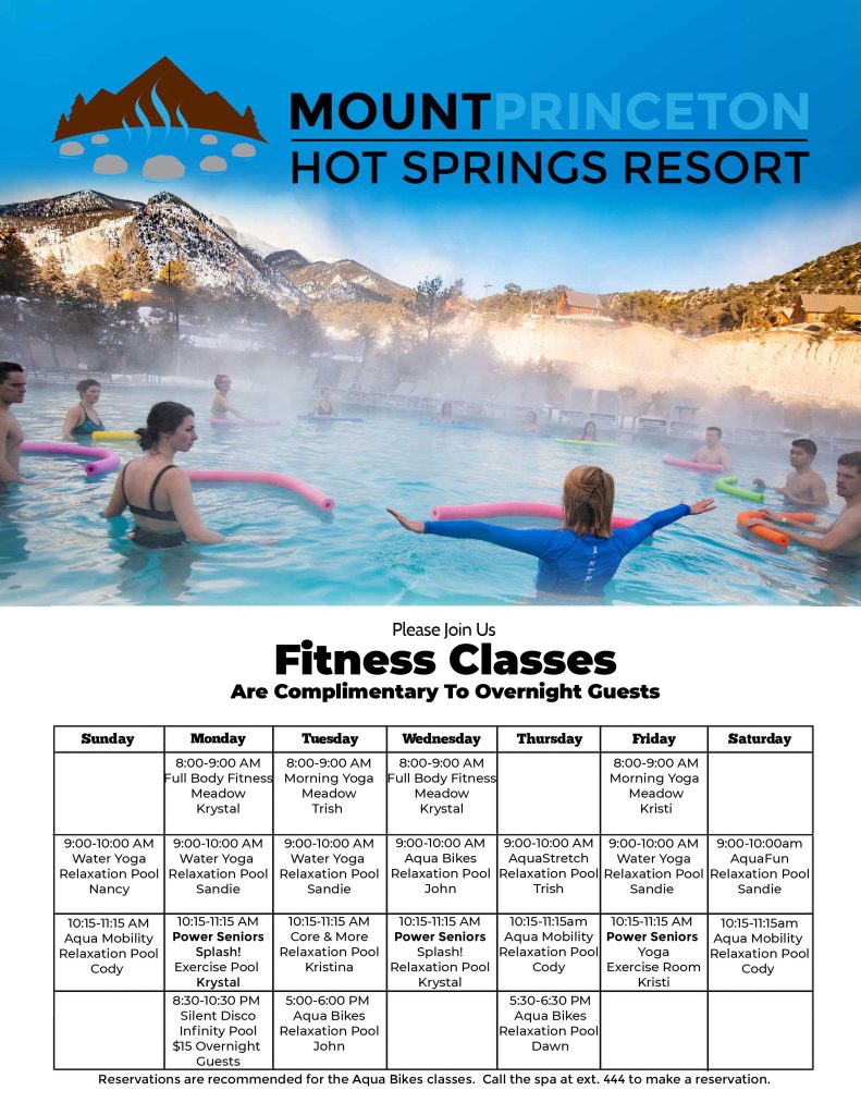 Fitness Schedule