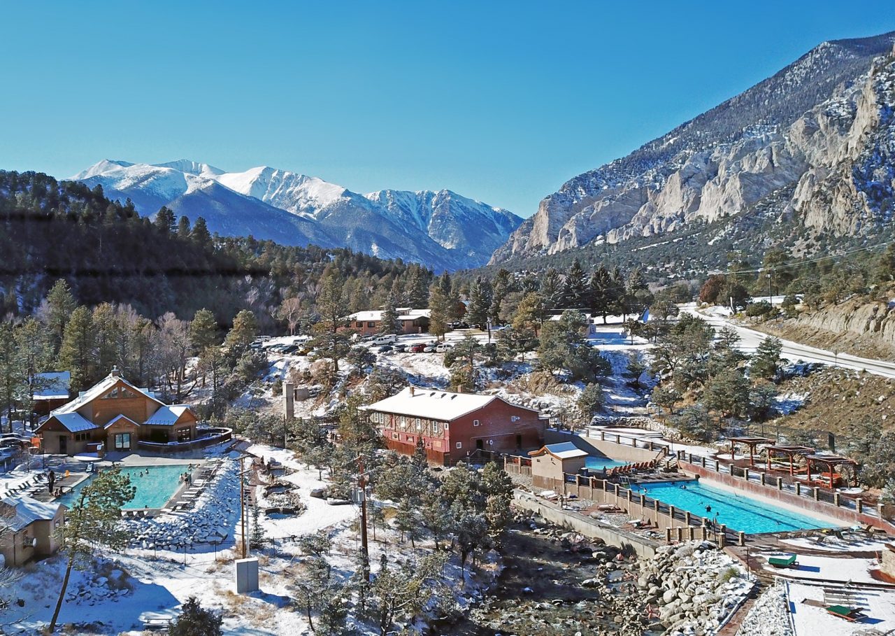 The Historic Bath House at Mt. Princeton Hot Springs Resort