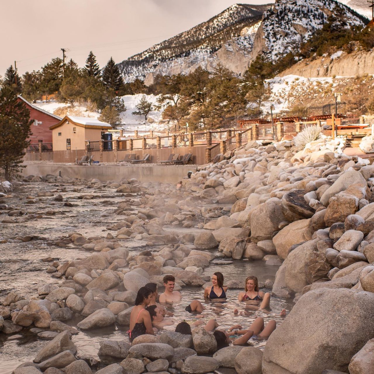 The Historic Bath House at Mt. Princeton Hot Springs Resort