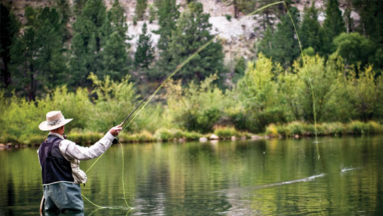 Fishing Wrights Lake