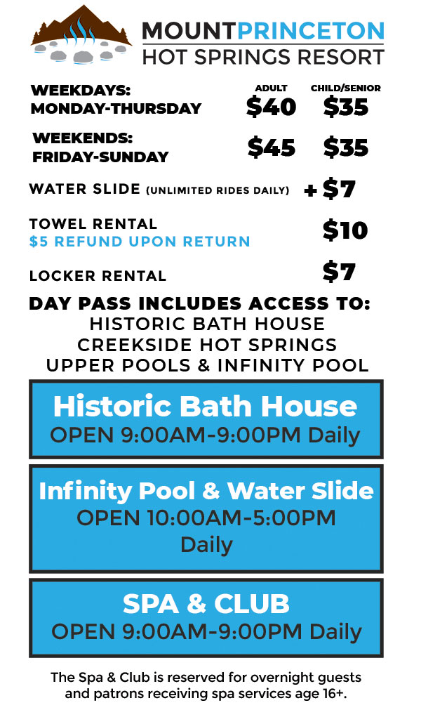 Hot Spring Hours & Rates
