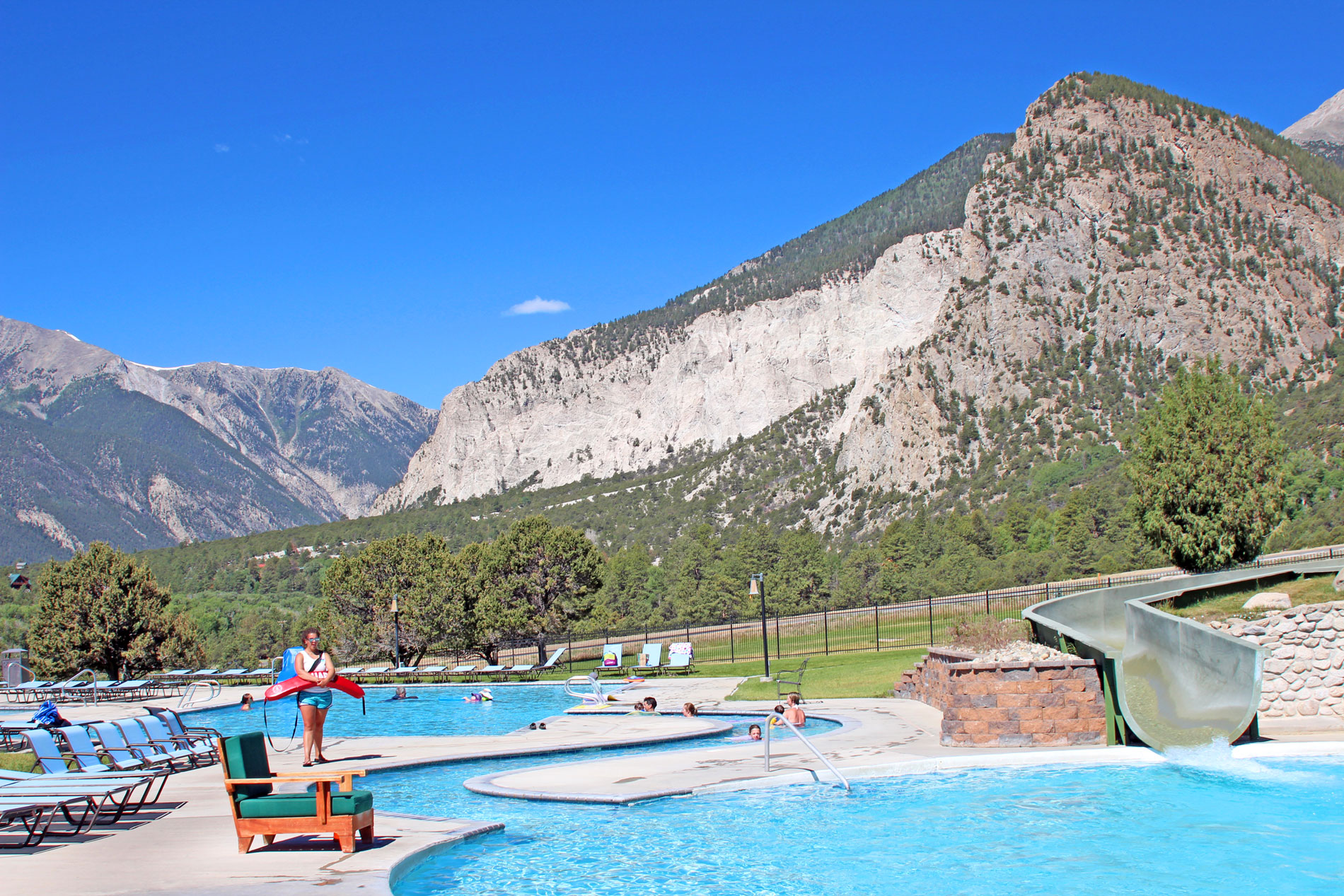 Water Slide Web Cam - Mount Princeton Hot Springs Resort