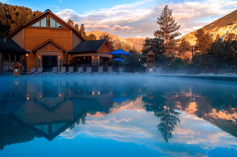 The Relaxation Pool at Mount Princeton Hot Springs Resort