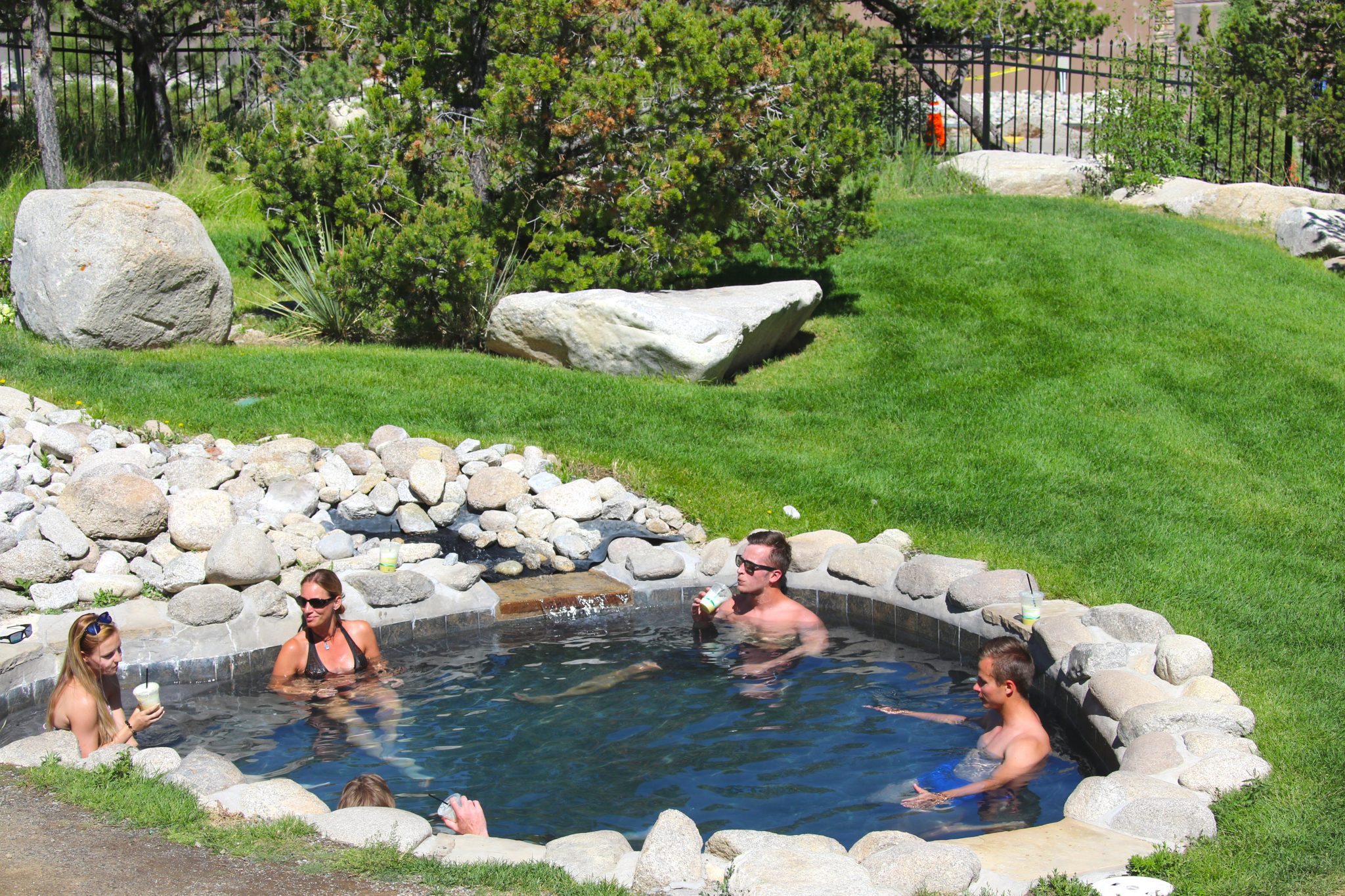 Cascading Hot Springs at Mt. Princeton Hot Springs Resort