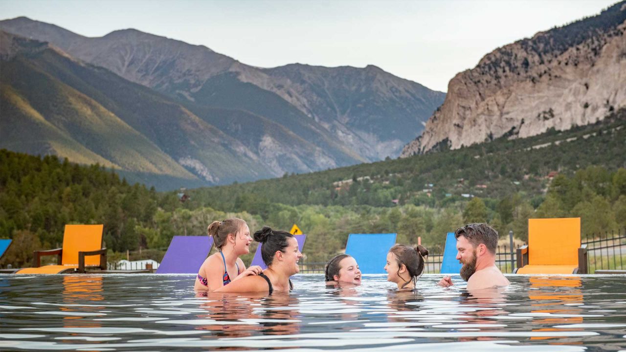 Indulge In Serenity Infinity Pool At Mount Princeton Hot Springs Resort   Summer Header Infinity Hot Spring Pool 6 1280x720 