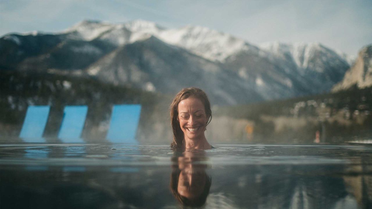 Indulge In Serenity Infinity Pool At Mount Princeton Hot Springs Resort   Winter Header Infinity Hot Spring Pool 2 1280x720 