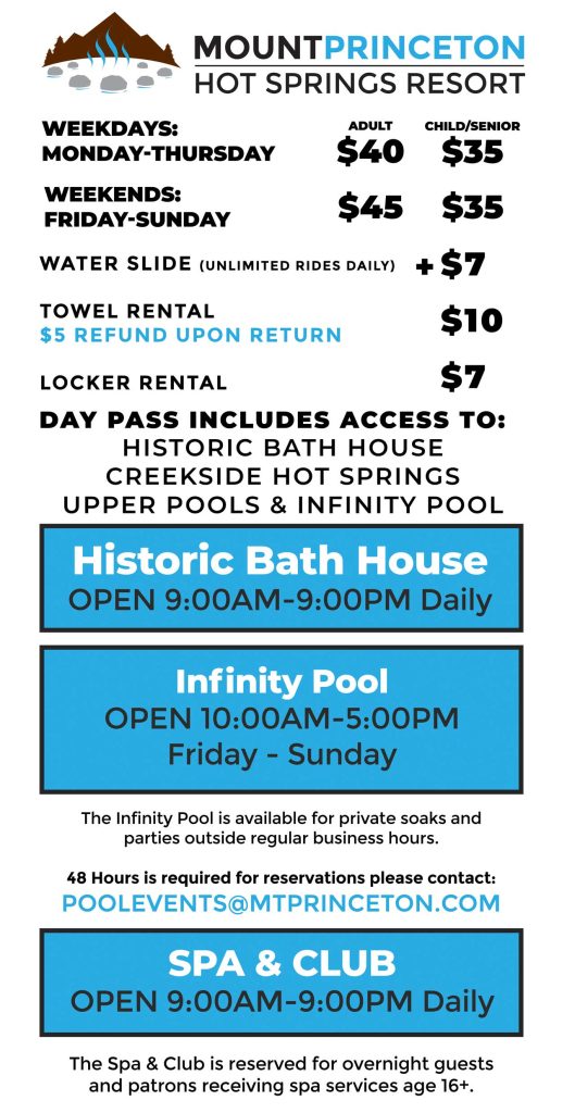 Hot Spring Hours & Rates